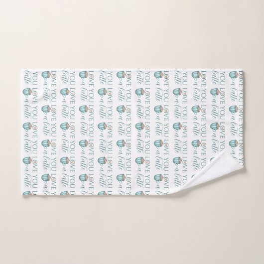 Hou van je, een Latte Towel Set Bad Handdoek (Handdoek)