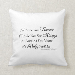 Hou van je eeuwig Neursery Quote Pillow Kussen