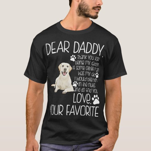 Hou van je favoriete labrador Retriever dog shirt (Voorkant)