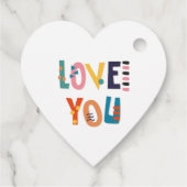 Hou van je favoriete tag bedankjes labels (Achterkant)