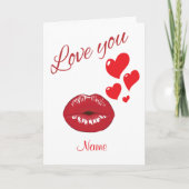 Hou van je feestdagen kaart (Voorkant)