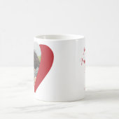 hou van je foto hart koffie mok (Center)