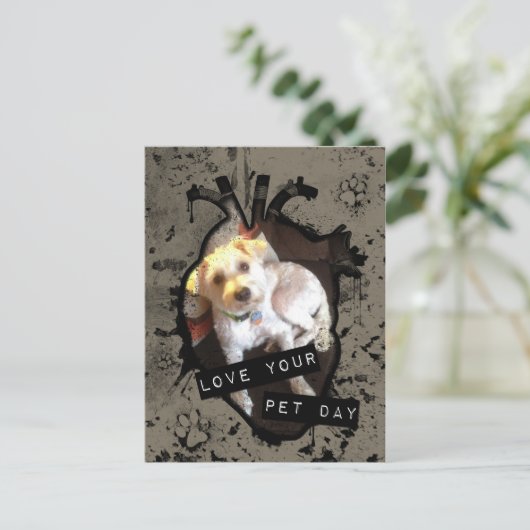 hou van je gezelschapsdag briefkaart (Staand voorkant)