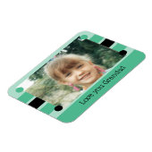 Hou van je groenfoto en zwarte foto magneet (Linkerzijde)