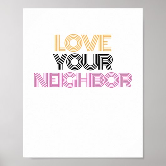 hou van je groep poster (Voorkant)