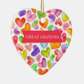 Hou van je grootmoeder | 2 zijkanten keramisch ornament (Rechts)