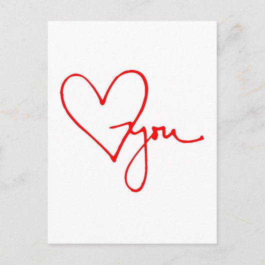 Hou van je hart briefkaart (Voorkant)