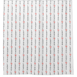 Hou van je hart douchegordijn