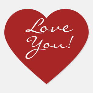 Hou van je hart hart sticker