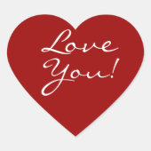 Hou van je hart sticker (Voorkant)