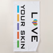 Hou van je huidbadhanddoek strandlaken (Voorkant)