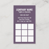 hou van je huisstempel visitekaartje (Achterkant)