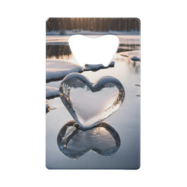 Hou van je ijskoude hart creditkaart flessenopener
