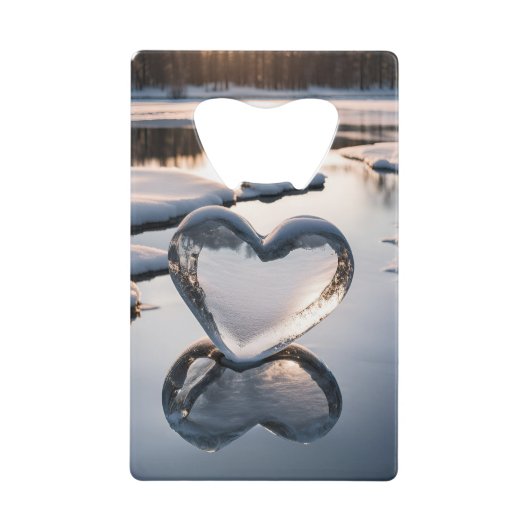 Hou van je ijskoude hart creditkaart flessenopener (Voorkant)