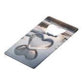 Hou van je ijskoude hart creditkaart flessenopener (Achterkant Gekanteld)