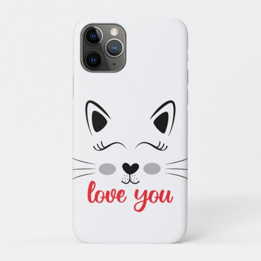 Hou van je kat Case-Mate iPhone case (Achterkant)