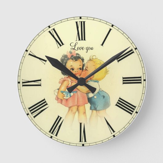 Hou van je kinderen ronde klok (Voorkant)