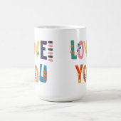 Hou van je kleuren koffiemok (Center)