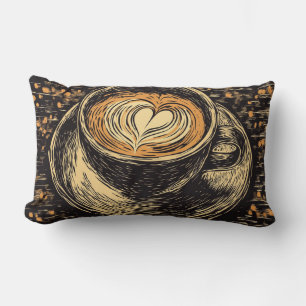 Hou van je koffie lumbale kussen