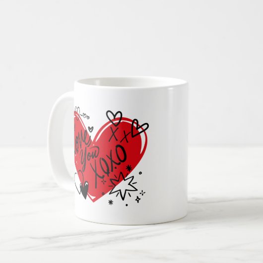 Hou van je koffiemok (Voorkant links)