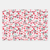 Hou van je kussens en je hart inpakpapier vel (Voorkant 3)