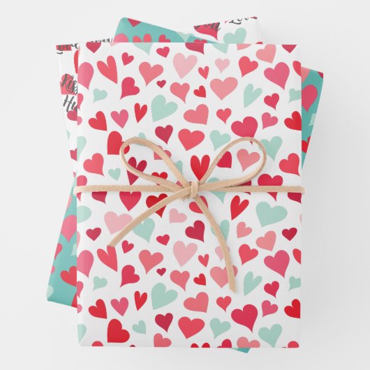 Hou van je kussens en je hart inpakpapier vel (In situ)