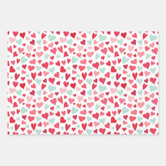 Hou van je kussens en je hart inpakpapier vel (Voorkant)