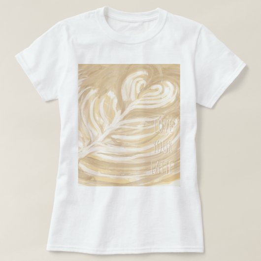 hou van je laatste kunst t-shirt (Design voorkant)