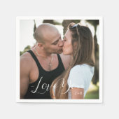 Hou van je, liefje servet (Voorkant)