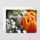 Hou van je ma! Gelukkige Moederdag Briefkaart (Voorkant / Achterkant)