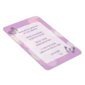 Hou van je Mam, Gedicht, Paarse Vlinders Magneet (Rechterzijde)