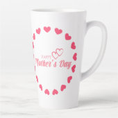 Hou van je Mam Happy Moederdag Latte Mok (Rechts)