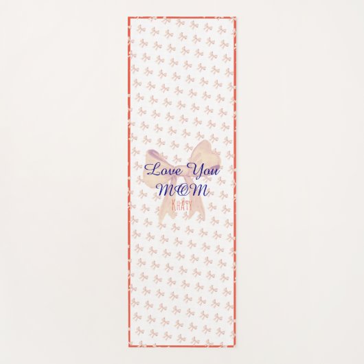 Hou van je mam workout elegante moderne Moederdag Yogamat (Voorkant)