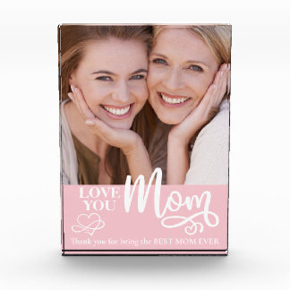Hou van je mama beste mama ooit aangepaste fotoblo fotoblokken
