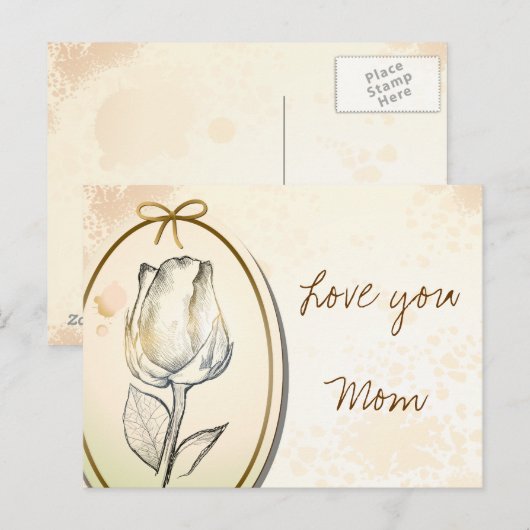 Hou van je mama, briefkaart (Voorkant / Achterkant)