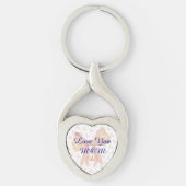 Hou van je mama Chic Cute Keepomwille Moederdag Sleutelhanger (Voorkant)