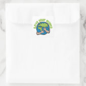 Hou van je mama Planet Earth Environment Recyclen Vierkante Sticker (Tas)