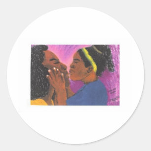 Hou van je mama ronde sticker