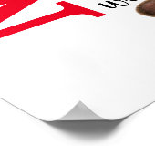 Hou van je mama...van je Franse Bulldog Poster (Hoek)