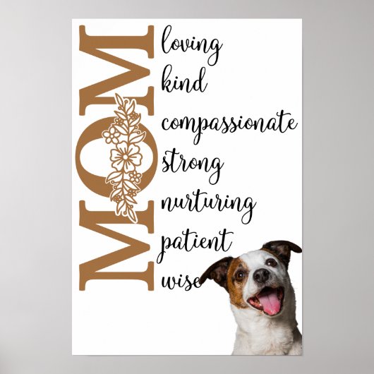 Hou van je mama...van je Jack Russell Terrier Poster (Voorkant)