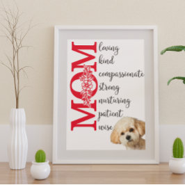 Hou van je mama...van je Maltipoo Poster