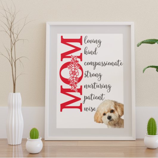 Hou van je mama...van je Maltipoo Poster