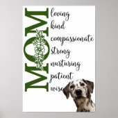 Hou van je mama...van uw Dalmatiër Poster (Voorkant)