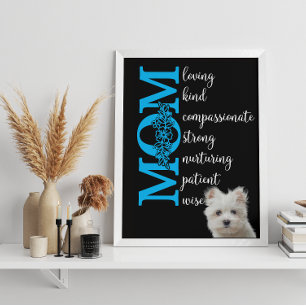 Hou van je mama...van uw Maltese Terrier Poster