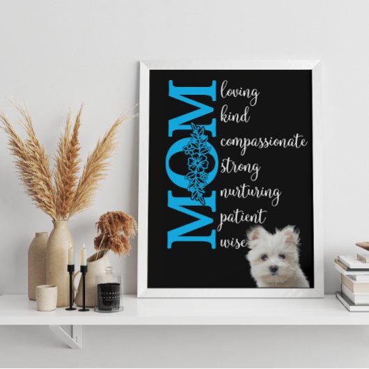 Hou van je mama...van uw Maltese Terrier Poster