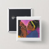 Hou van je mama vierkante button 5,1 cm (Voorkant /achterkant)