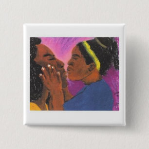 Hou van je mama vierkante button 5,1 cm