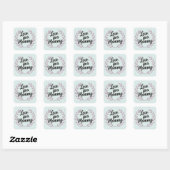 Hou van je mama vierkante sticker (Vel)