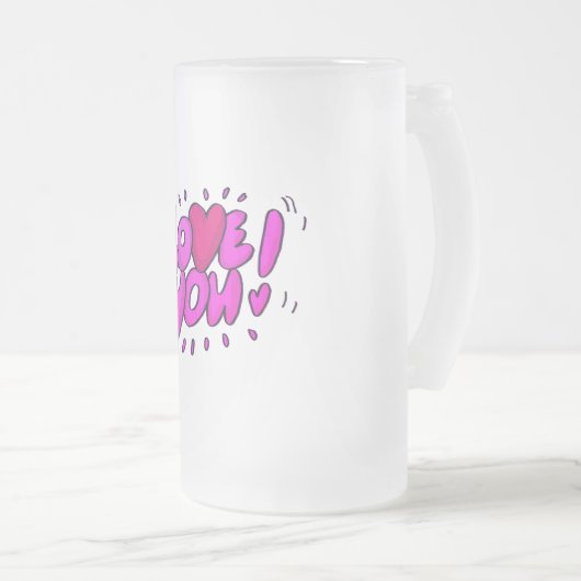 Hou van je matglas bierpul (Voorkant rechts)