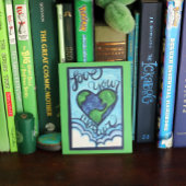 Hou van je moeder aarde dag aards hart feestdagenkaart